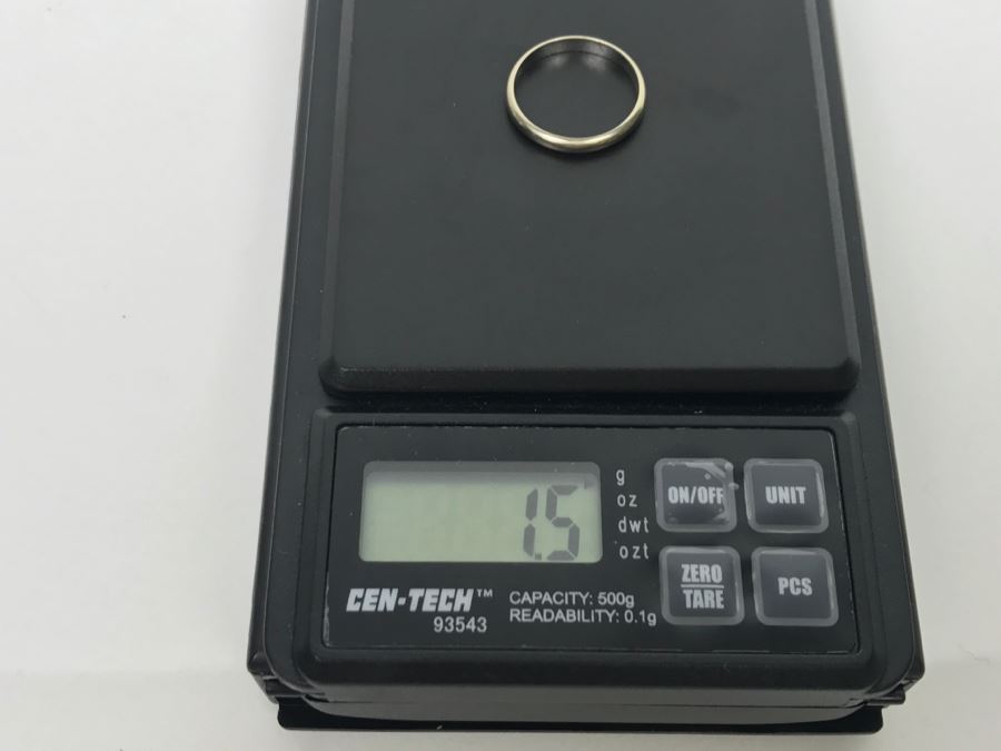 14K White Gold Ring 1.5g [Photo 6]