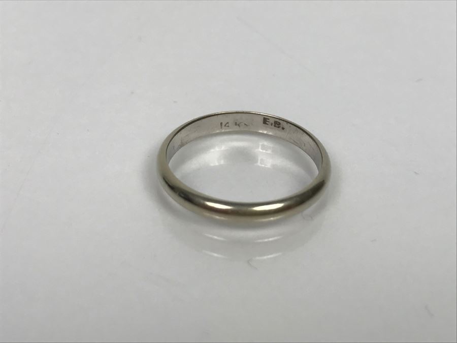 14K White Gold Ring 1.5g [Photo 4]