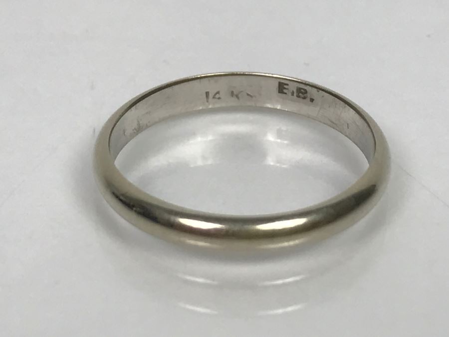 14K White Gold Ring 1.5g [Photo 5]