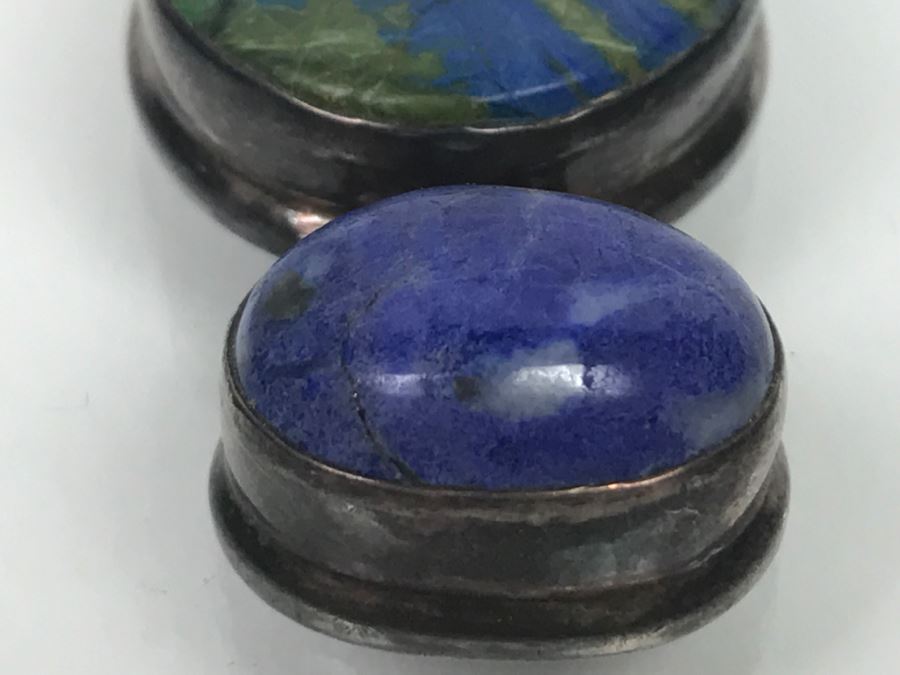 Sterling Silver Blue Stone Pendant [Photo 8]