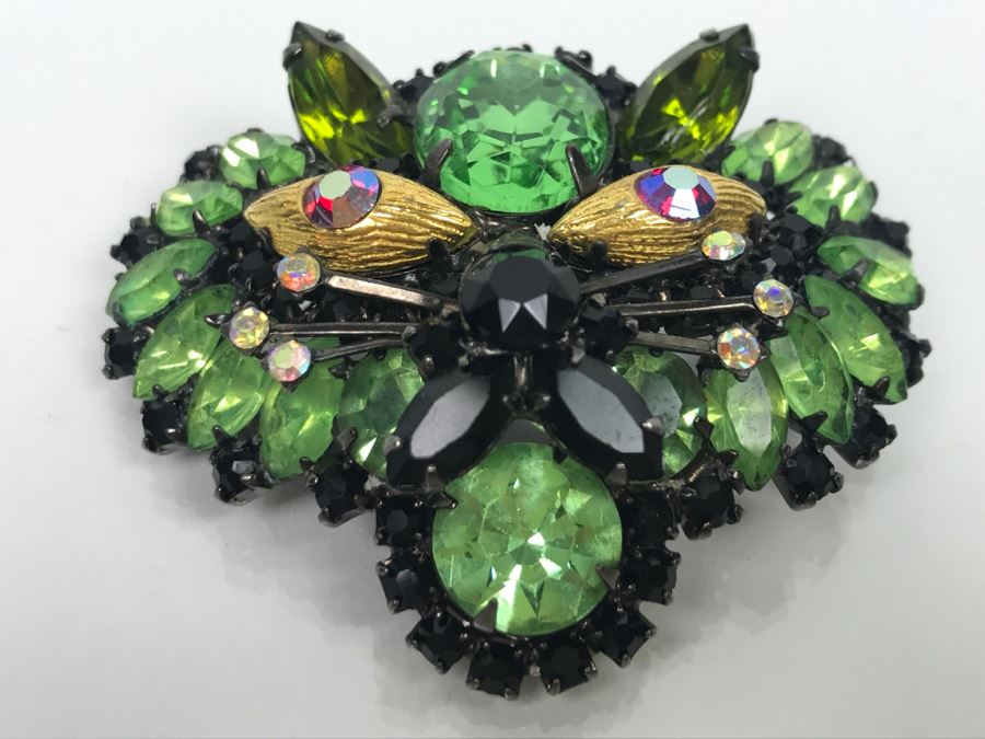 Cat Rhinestone Brooch Pin [Photo 3]