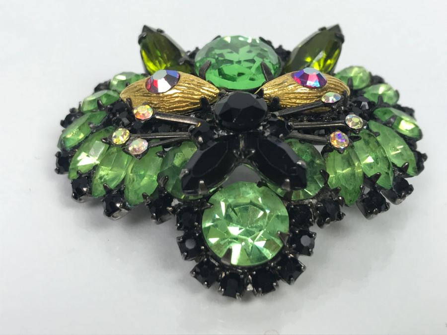 Cat Rhinestone Brooch Pin [Photo 4]