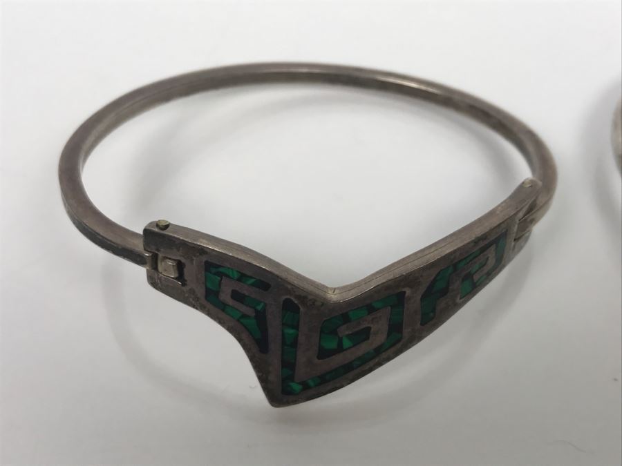 Pair Of Mexican Sterling Silver Bracelets 54.6g [Photo 5]