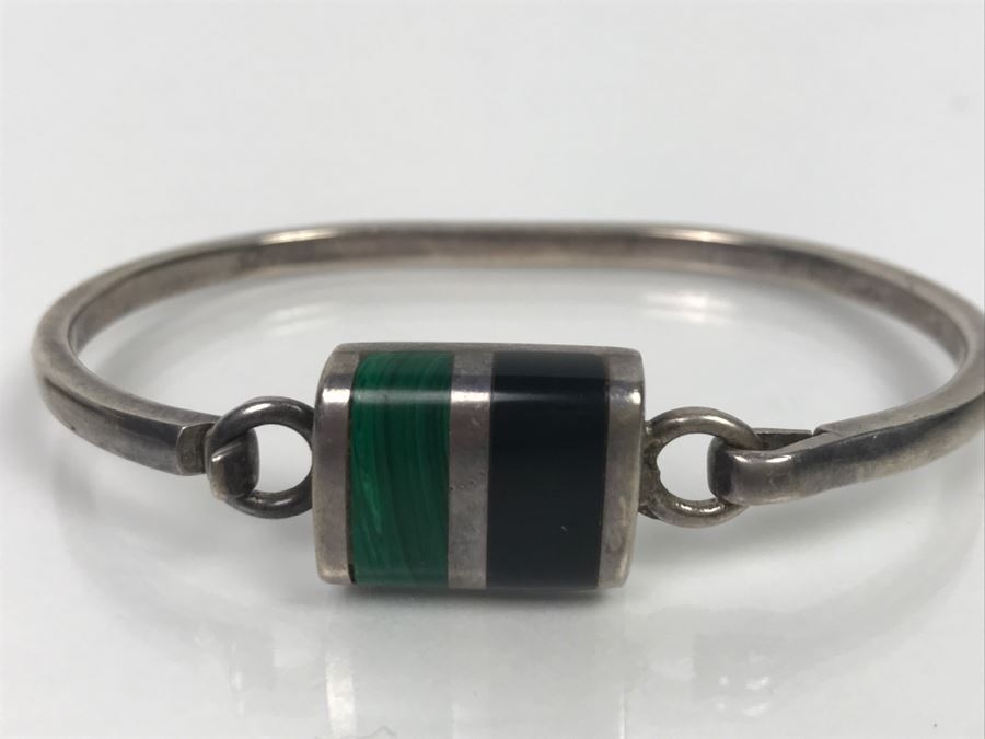 Pair Of Mexican Sterling Silver Bracelets 54.6g [Photo 3]