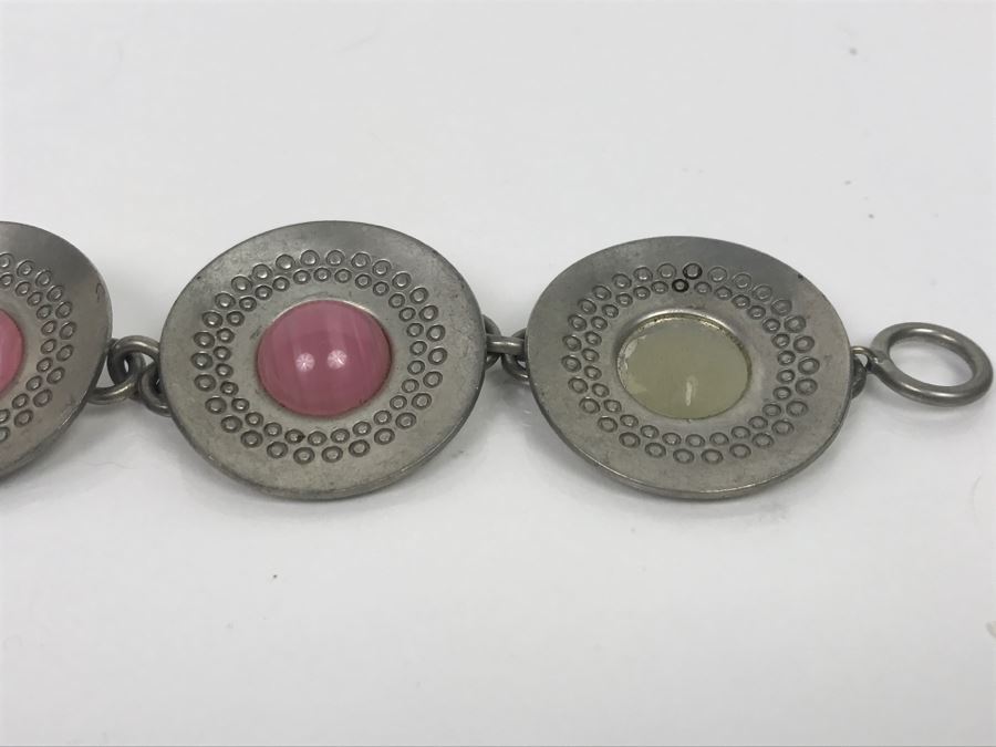 Signed Jorgen Jensen Denmark Pewter Bracelet 250B [Photo 4]