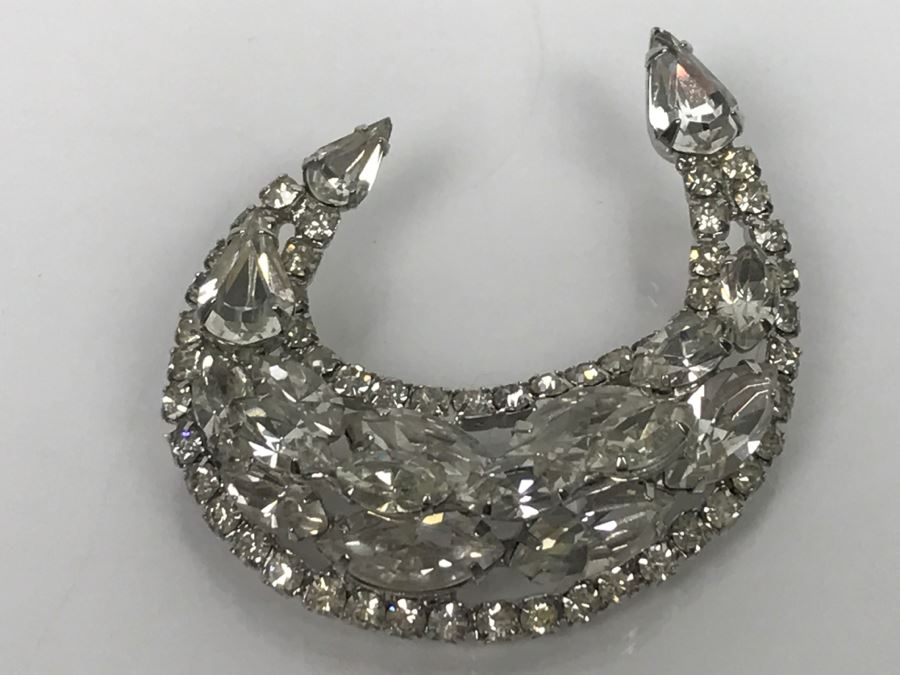 Vintage Rhinestone Brooch Pin [Photo 2]