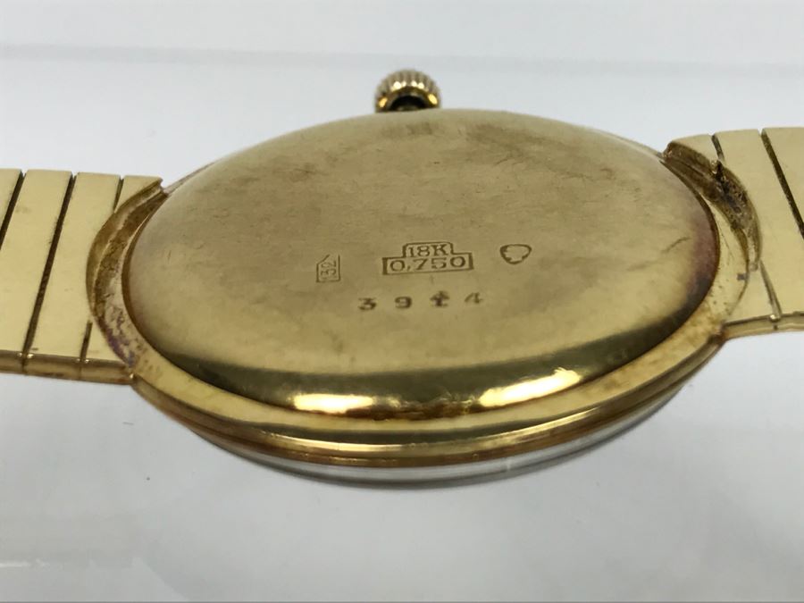 Rare RENAUD 18K Yellow Gold Watch With 18K Yellow Gold Watch Band 59.7g [Photo 28]