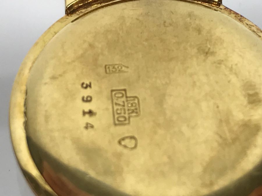 Rare RENAUD 18K Yellow Gold Watch With 18K Yellow Gold Watch Band 59.7g [Photo 31]