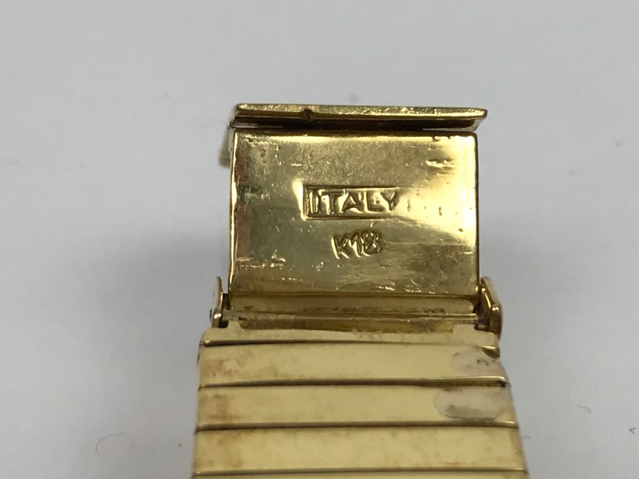 Rare RENAUD 18K Yellow Gold Watch With 18K Yellow Gold Watch Band 59.7g [Photo 3]