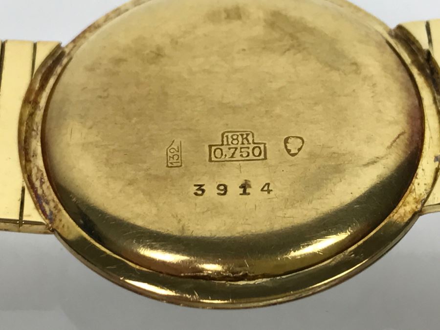 Rare RENAUD 18K Yellow Gold Watch With 18K Yellow Gold Watch Band 59.7g [Photo 30]