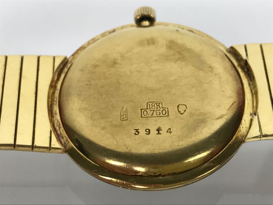 Rare RENAUD 18K Yellow Gold Watch With 18K Yellow Gold Watch Band 59.7g [Photo 29]