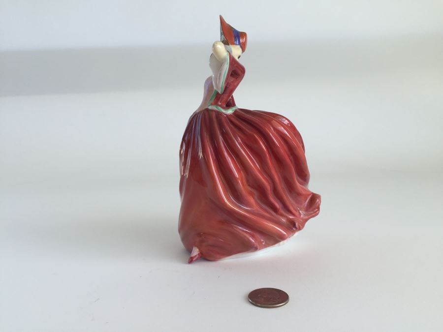 Vintage Royal Doulton Lady Figurine Autumn Breezes HN 1934 [Photo 3]