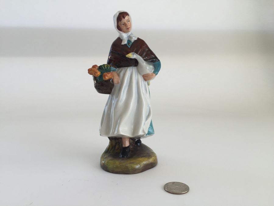 Vintage Royal Doulton Lady Figurine Country Lass HN 1991
