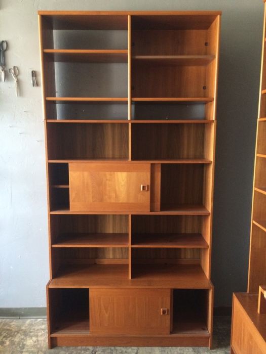 Domino Mobler Danish Bookshelf Wall Unit