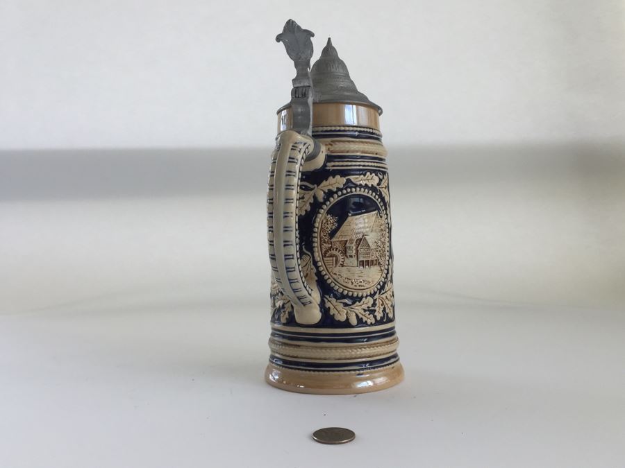 Vintage German Beer Stein 1L Stamped [Photo 6]