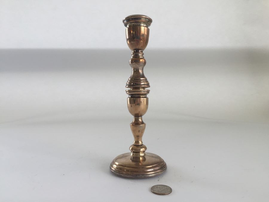 Sterling Silver 950 Candelabra (Needs Repair), Weighted Sterling Salt & Pepper Shakers And Weighted Sterling Candle Holder [Photo 12]