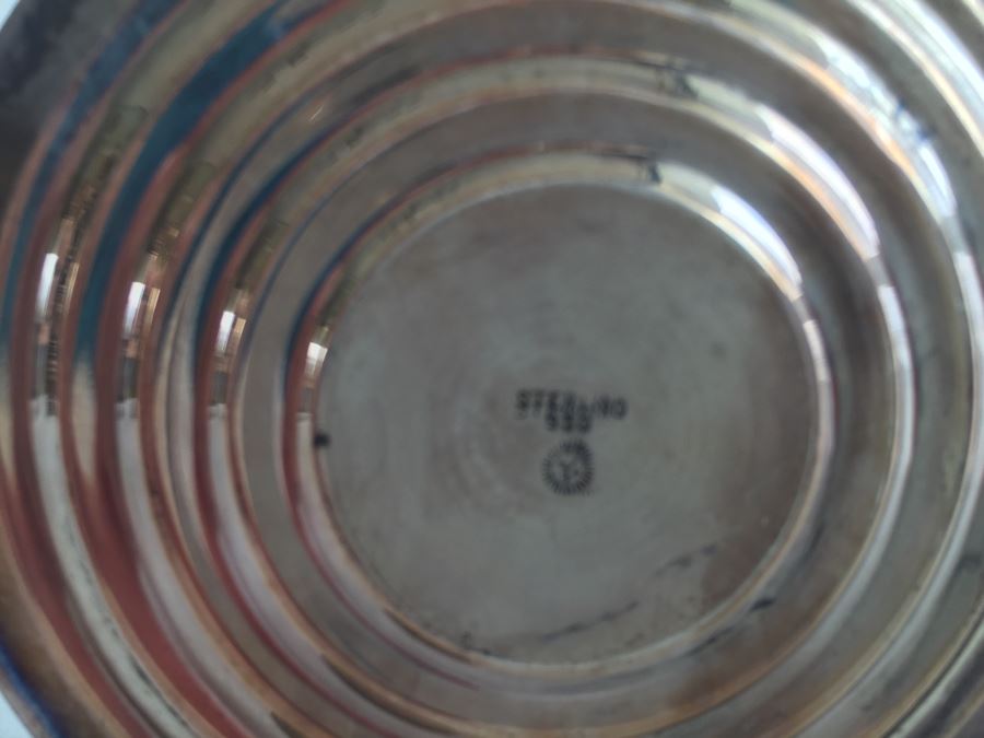 Sterling Silver 950 Candelabra (Needs Repair), Weighted Sterling Salt & Pepper Shakers And Weighted Sterling Candle Holder [Photo 14]