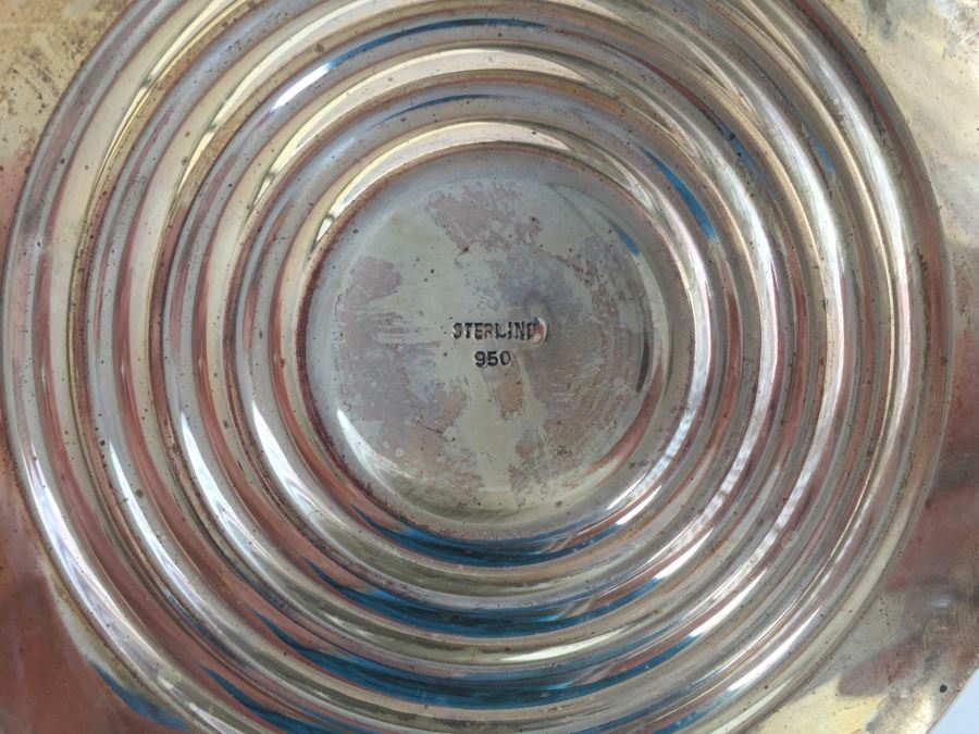 Sterling Silver 950 Candelabra (Needs Repair), Weighted Sterling Salt & Pepper Shakers And Weighted Sterling Candle Holder [Photo 28]