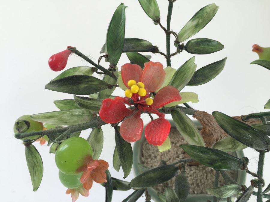 Colored Glass Tree Jade Style Plant [Photo 10]