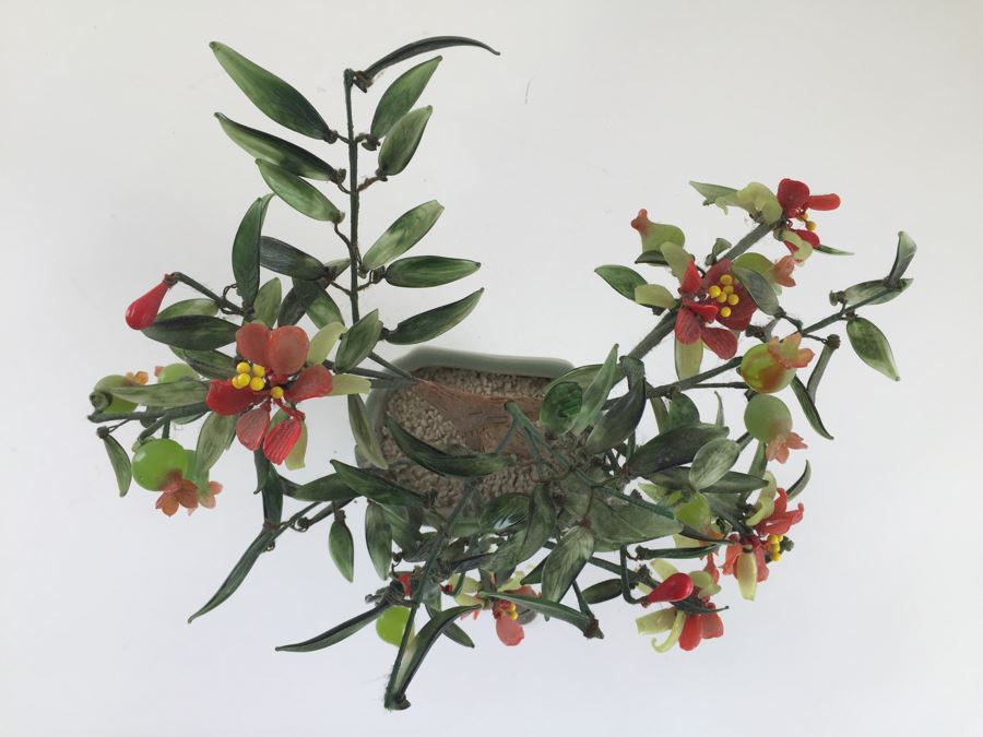 Colored Glass Tree Jade Style Plant [Photo 4]