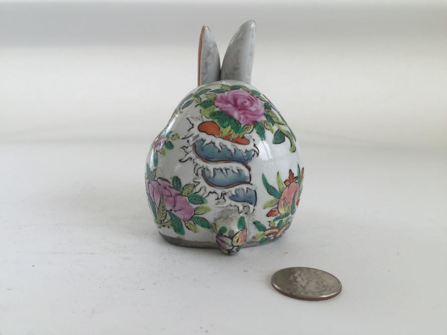 Vintage Hand Painted Chinese Rabbit