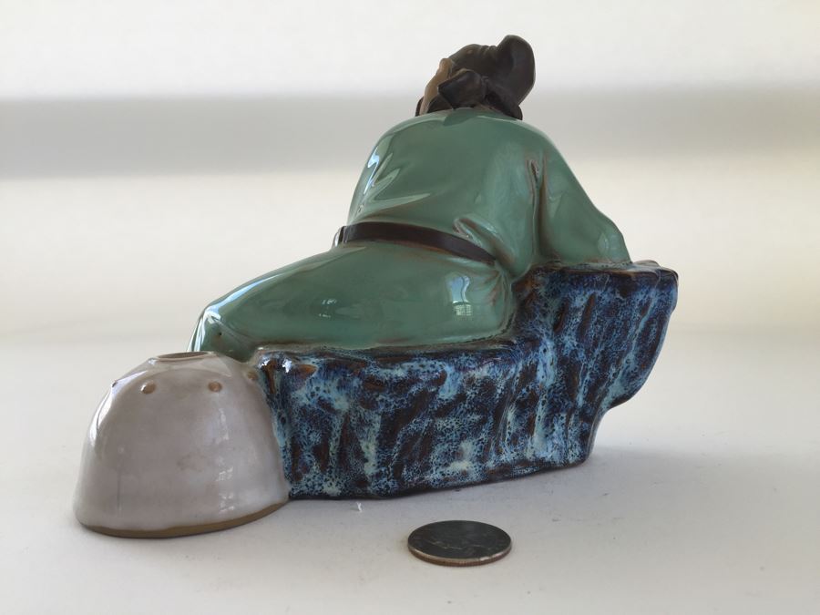 Chinese Figurine Doll Statue Glazed Pottery [Photo 2]