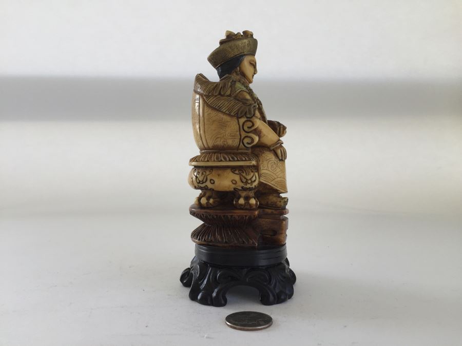 Pair Of Asian Resin Statues [Photo 9]