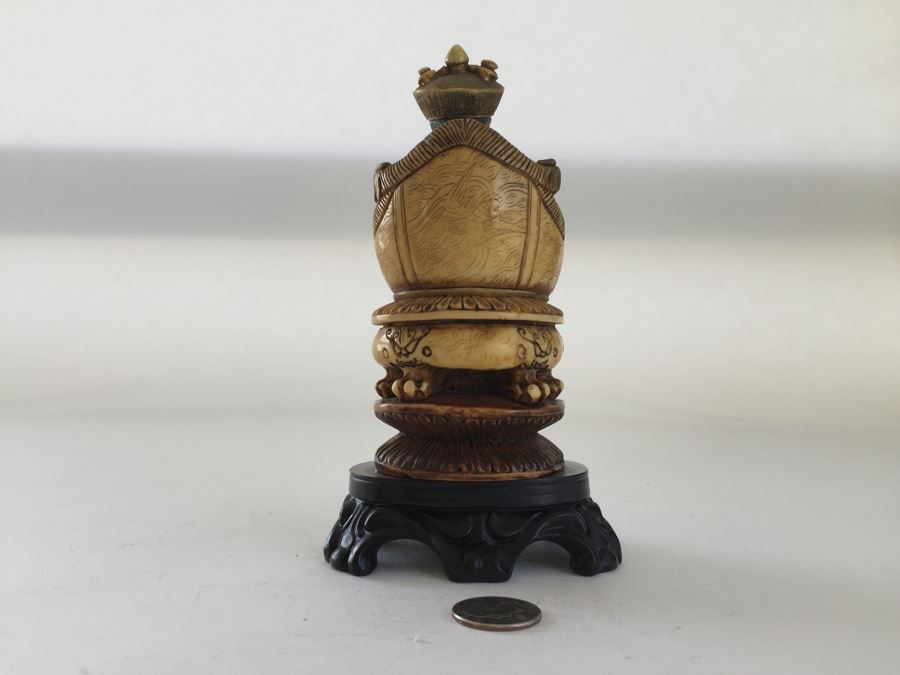 Pair Of Asian Resin Statues [Photo 8]