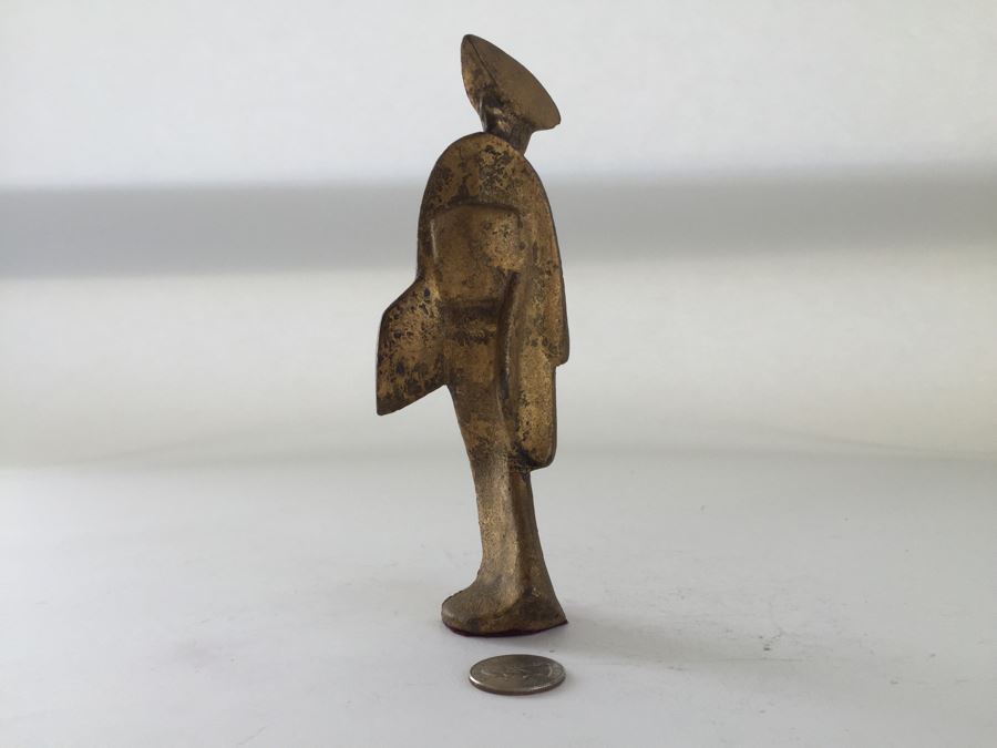 Set Of (3) Asian Gilt Metal Figurines [Photo 8]