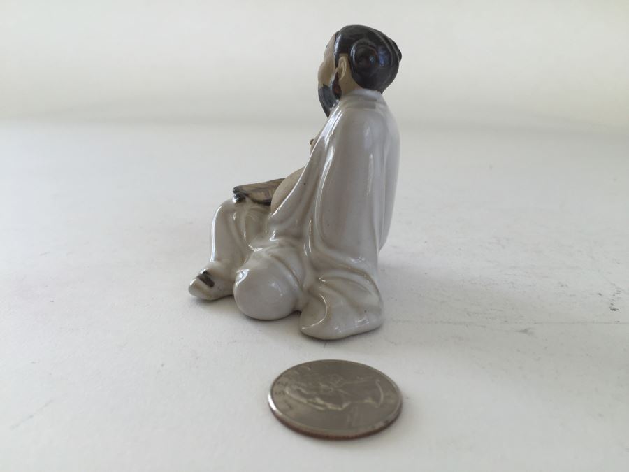 Set Of (4) Chinese Shiwan Artistic Ceramic Factory Figurines Statues [Photo 21]