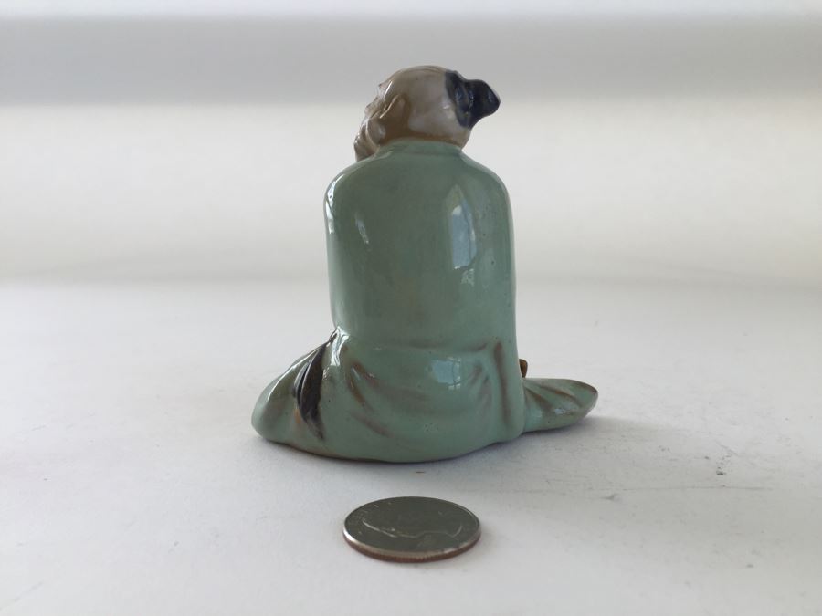 Set Of (4) Chinese Shiwan Artistic Ceramic Factory Figurines Statues [Photo 10]