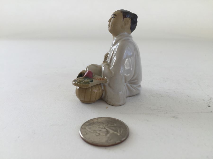 Set Of (4) Chinese Shiwan Artistic Ceramic Factory Figurines Statues [Photo 15]
