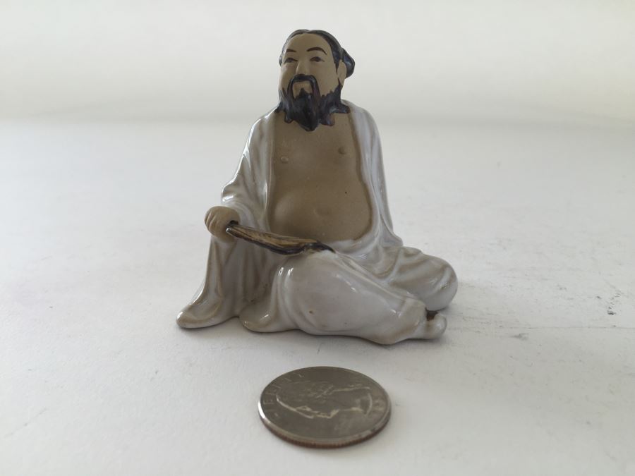 Set Of (4) Chinese Shiwan Artistic Ceramic Factory Figurines Statues [Photo 20]