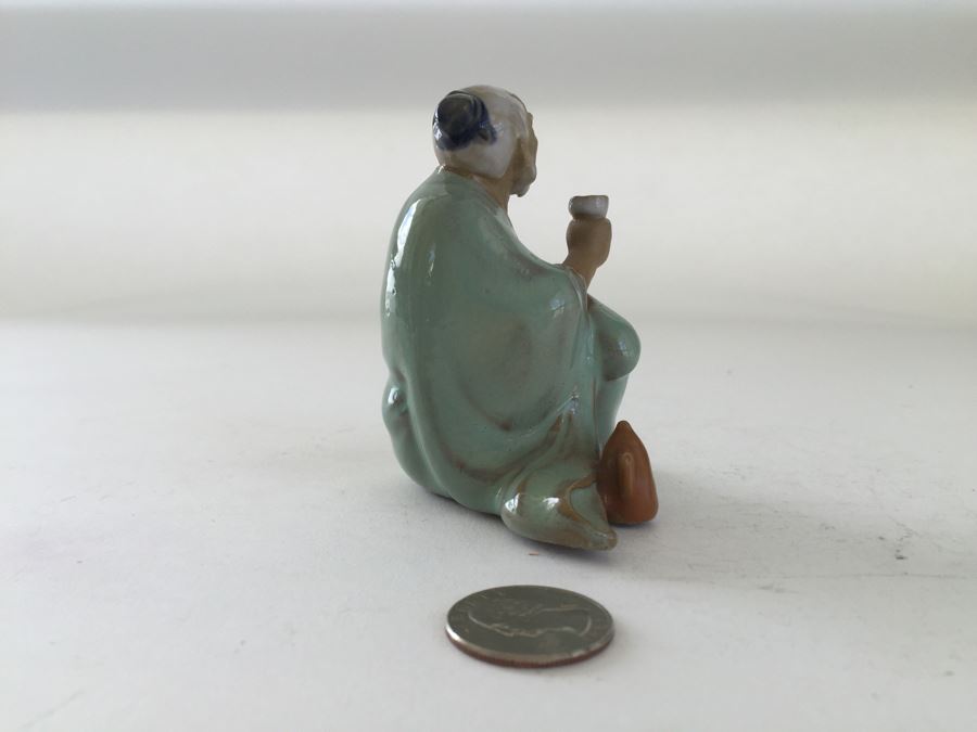 Set Of (4) Chinese Shiwan Artistic Ceramic Factory Figurines Statues [Photo 11]