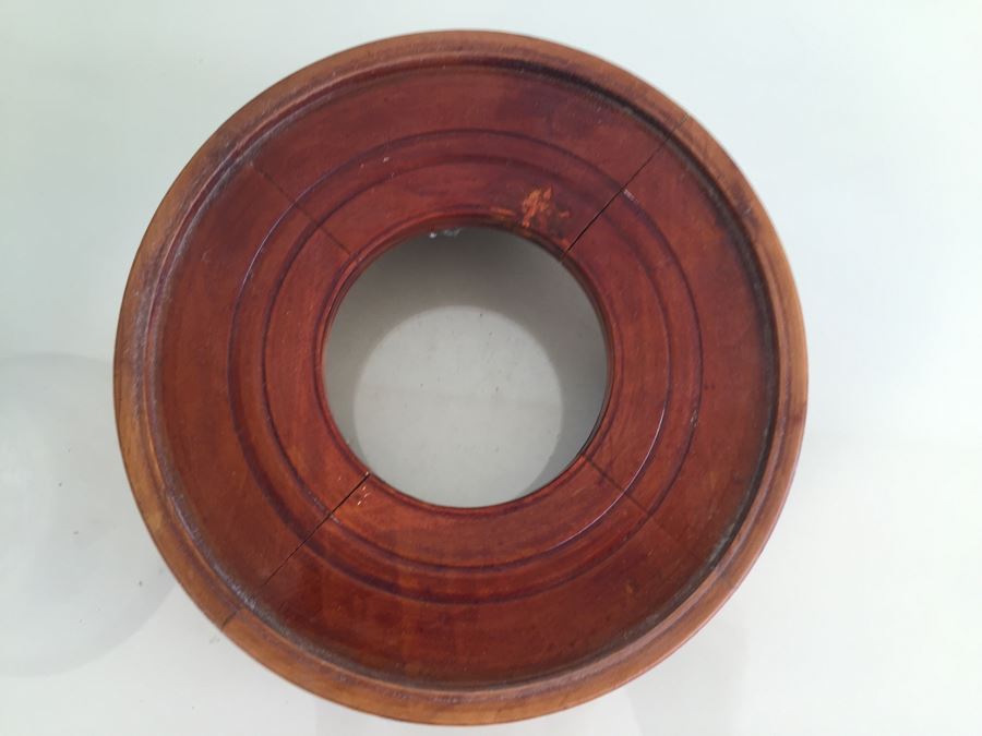 Impressive Signed Zi Jin Cheng Chinese Cloisonne Vase With Wooden Stand Mid-Century [Photo 10]