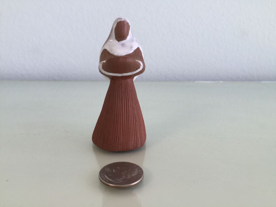 Set Of (3) OSA Pottery Danish Figurines Candle Holders [Photo 8]