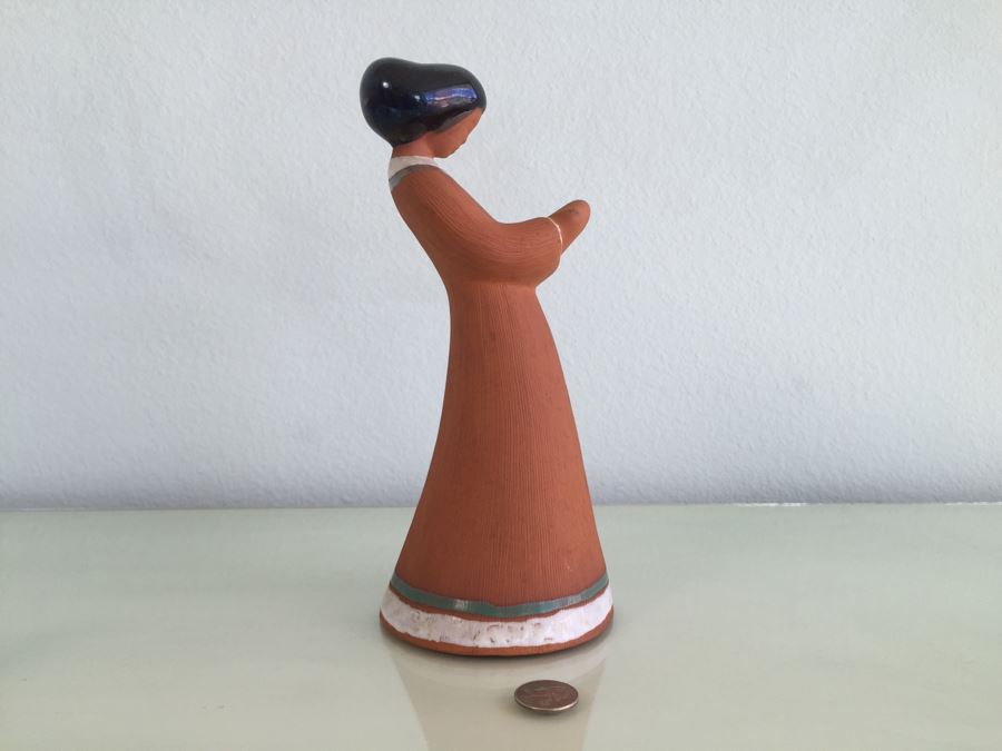 Set Of (3) OSA Pottery Danish Figurines Candle Holders [Photo 4]