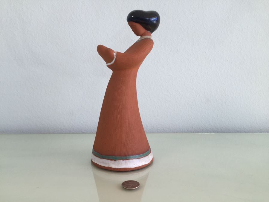 Set Of (3) OSA Pottery Danish Figurines Candle Holders [Photo 2]