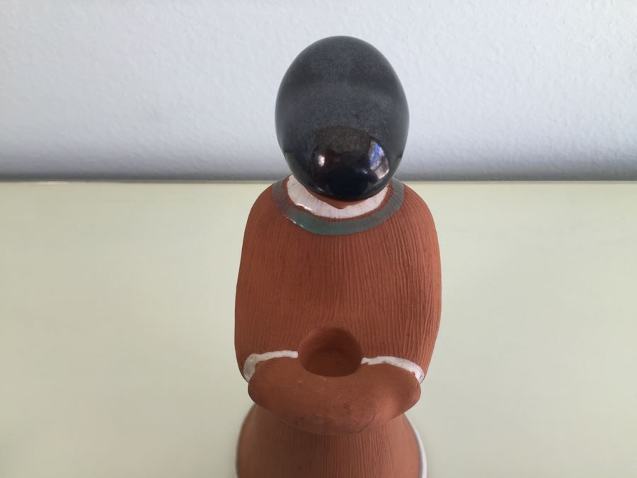 Set Of (3) OSA Pottery Danish Figurines Candle Holders [Photo 6]