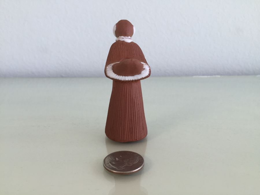 Set Of (3) OSA Pottery Danish Figurines Candle Holders [Photo 10]