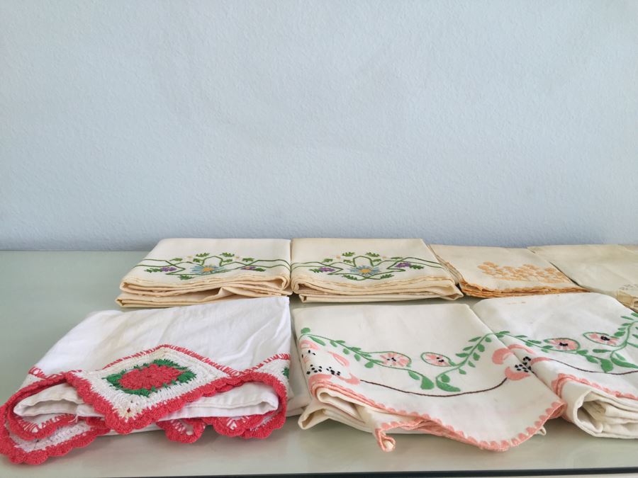 Box Filled With Vintage Linens [Photo 3]