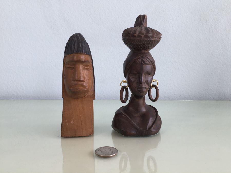 Collection Of Wooden Carved Figurines Statues From Various Countries [Photo 13]