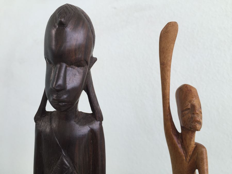 Collection Of Wooden Carved Figurines Statues From Various Countries [Photo 5]