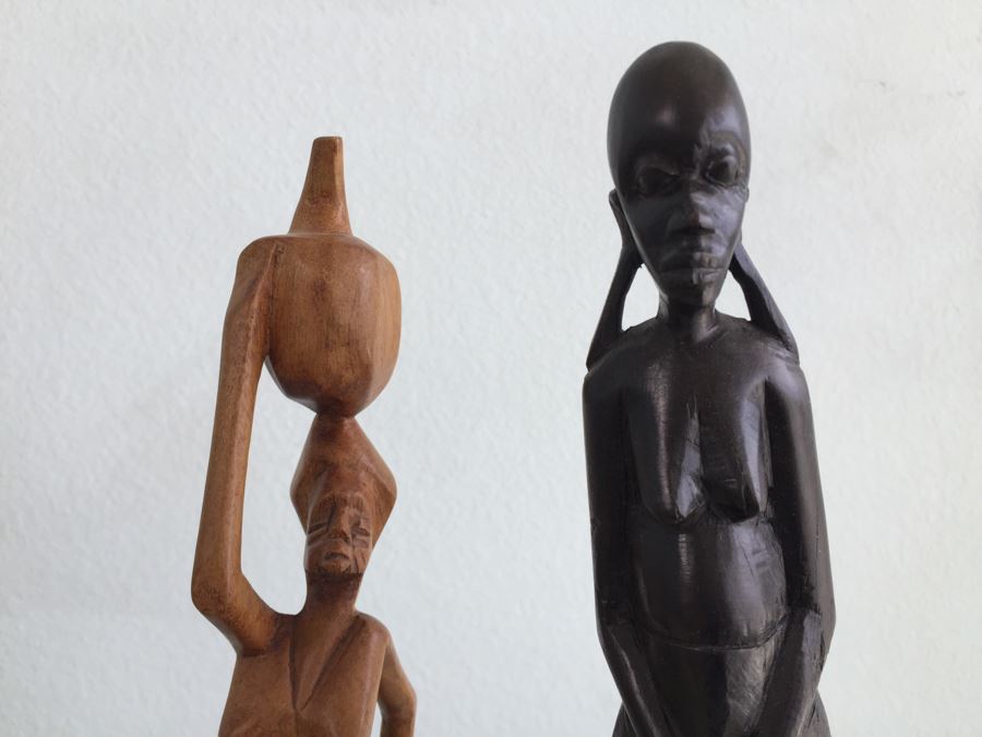 Collection Of Wooden Carved Figurines Statues From Various Countries [Photo 3]