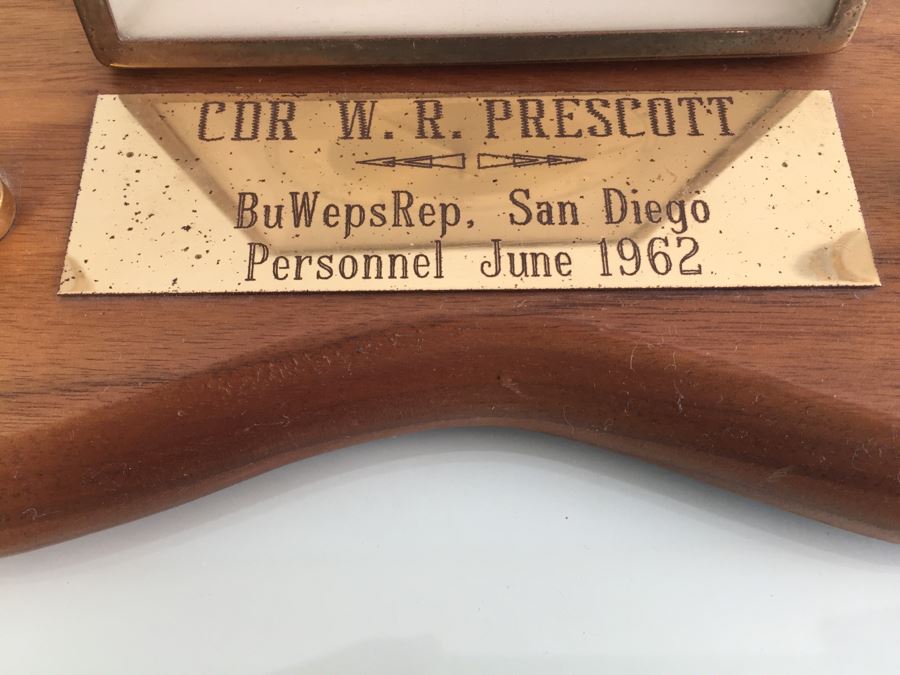 Vintage Desk Clock Pen Set [Photo 2]