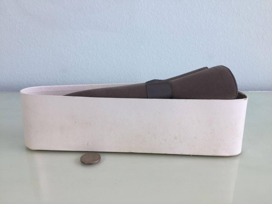 Vintage Borsalino Grand Prix Paris 1900 Antica Casa Fondata Nel 1857 Hat With Original Box [Photo 8]