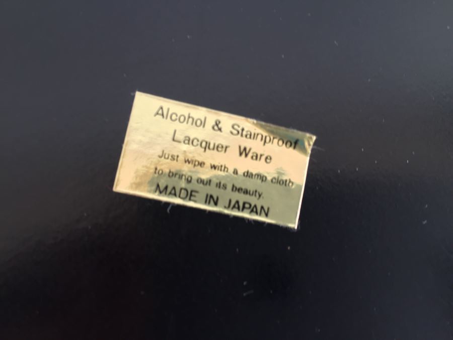 Lacquer Ware Set Made In Japan [Photo 4]