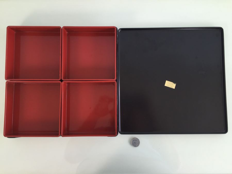 Lacquer Ware Set Made In Japan [Photo 5]