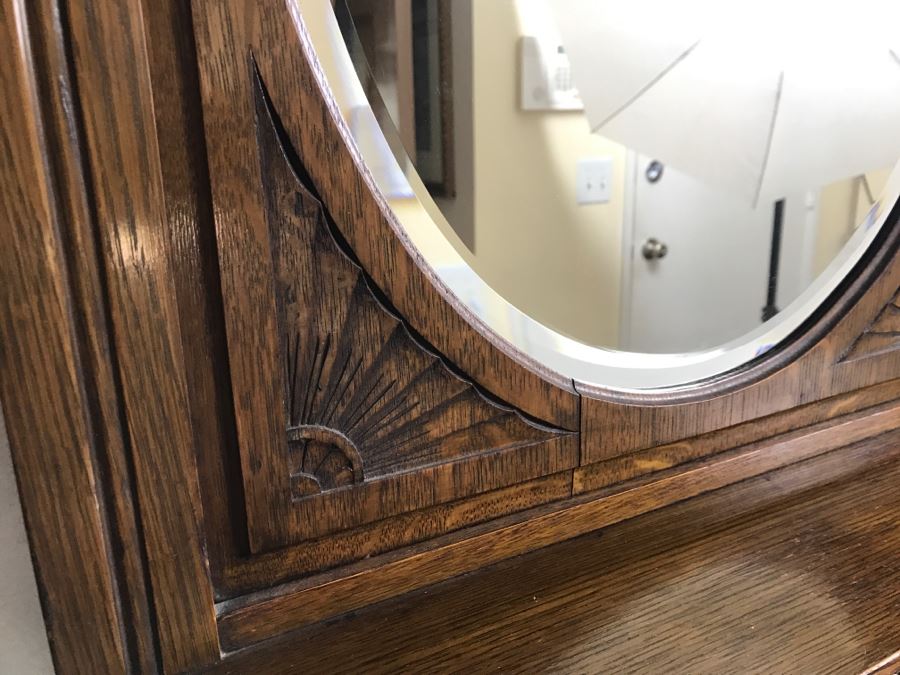 Stunning Antique Hall Tree [Photo 9]