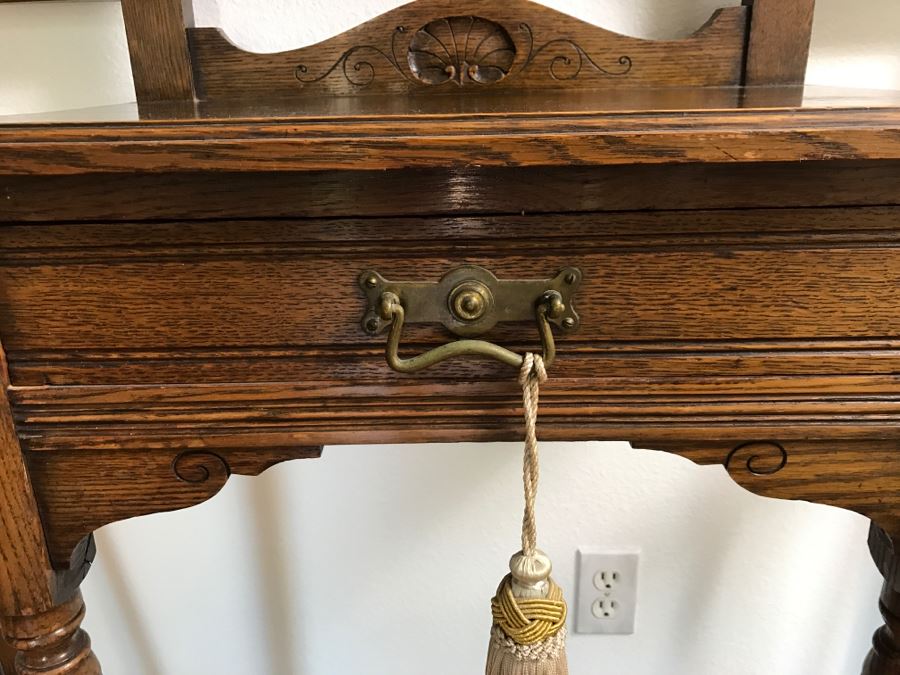 Stunning Antique Hall Tree